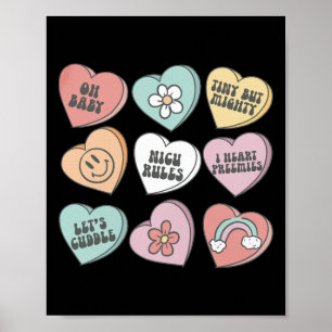Poster Enfermeira Nicu Dia dos Namorados Coração Doce Neo