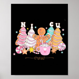 Poster Enfermeira Nicu Natal Biscoito de Gengibre Unidade
