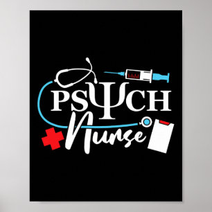 Poster Enfermeira Psicologia Enfermagem Psiquiátrica Ment