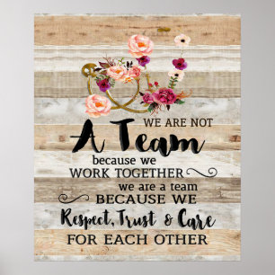 Poster Enfermeira Somos Uma Equipe Inspiradora E Motivaci