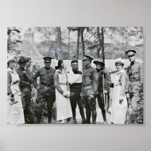 Póster Enfermeiras e doutores de WWI