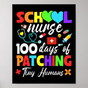 Poster Enfermeiro 100 Dias De Patching De Humanos Pequeno