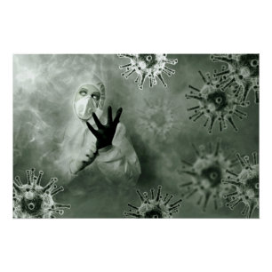 Póster Enfermeiro de Coronavírus