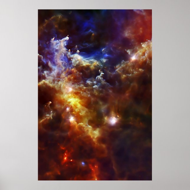 Póster Enfermeiro Estelar da Nebulosa de Rosette (Frente)