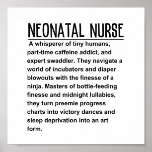 Poster enfermeiro neonatal