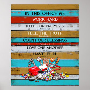 Poster Enfermeiro Neste Escritório Nós Motivamos