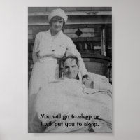 Enfermeiro Vintage e Doente - Vai Dormir.