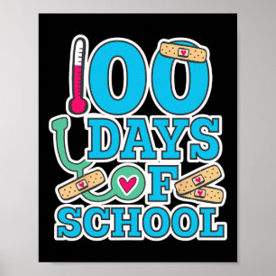 Poster Enfermeiros 100 Dias De Escola