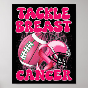 Poster Enfrentar a consciência do Cancer da mama do Cance