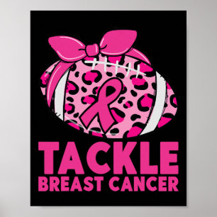 Poster Enfrentar o Cancer da mama Sensibilização Rosa Fit
