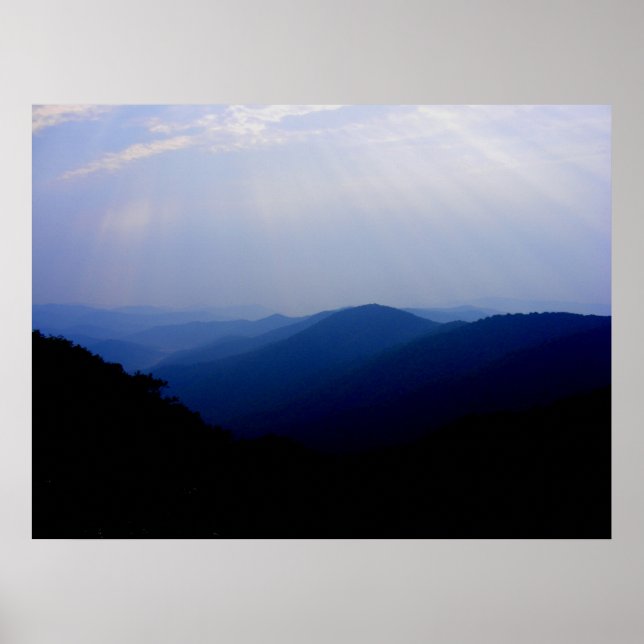 Poster Enfumaçado Mountain Morning (Frente)