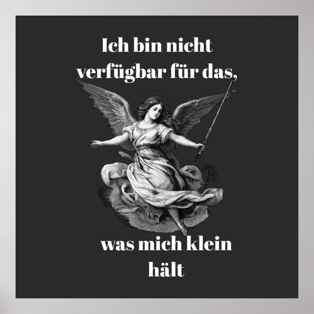 Poster Engel der Unverfügbarkeit  (Frente)