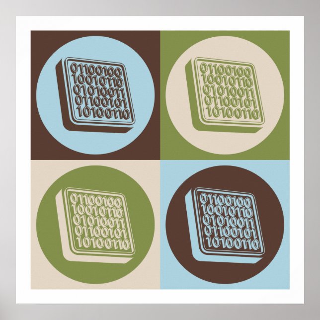 Poster Engenharia de Software de pop Art (Frente)