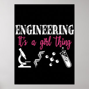 Poster Engenharia É Uma Coisa De Garota