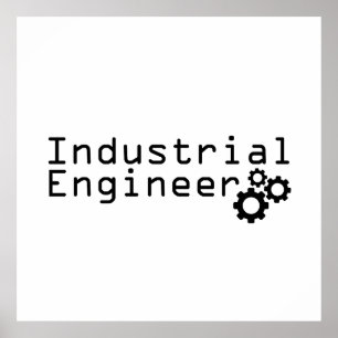 Poster Engenharia Industrial Engenheiro Engraçado