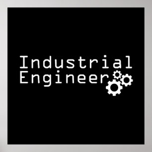 Poster Engenharia Industrial Engenheiro Engraçado