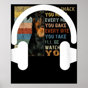 Poster Engenheiro De Áudio Audiófilo Dj Música Fone De Ou