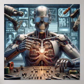 Poster Engenheiro de Robôs