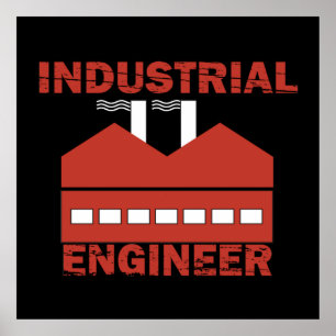 Poster engenheiro industrial
