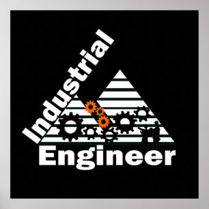 Poster engenheiro industrial