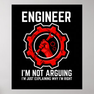 Poster Engenheiro não estou falando de engenharia engra