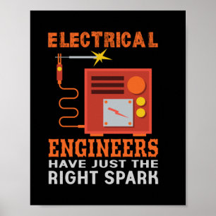 Poster Engenheiros Elétricos De engenheiro Têm Apenas A C