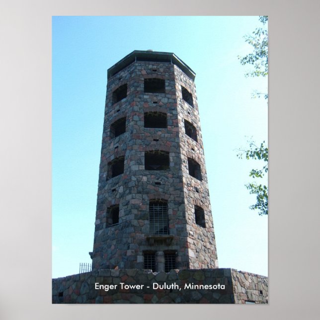 Poster Enger Tower - Duluth, Minnesota (Frente)