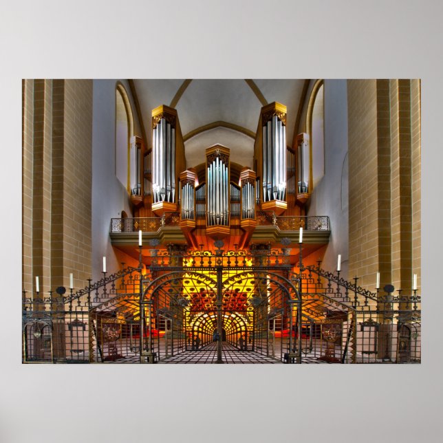 Poster England Pipe Organ (Frente)