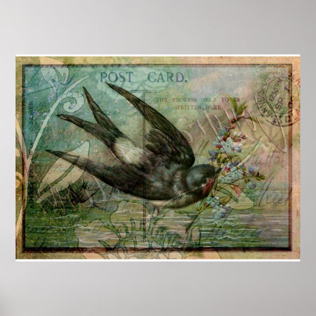 Póster Engolir com Flores (Frente)