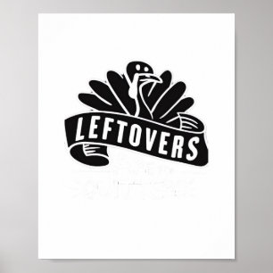 Poster Engraçada Ação De Graças Os Descansos São Para Os