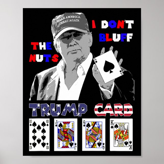 Poster Engraçada Camisa De Poker Eu Não Derramei Os Louco (Frente)