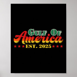 Poster Engraçada Camisa Do Golfo Da América Do Leste. (2)