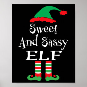 Poster Engraçada, Doce E Família Sy Elf Xmas, Jovens