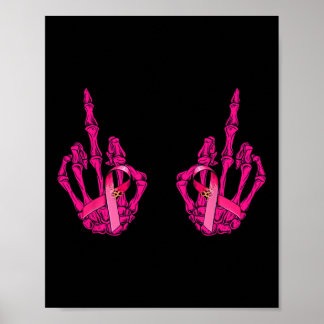 Poster Engraçada Maldição dos Dedos Palavras Breas de Can