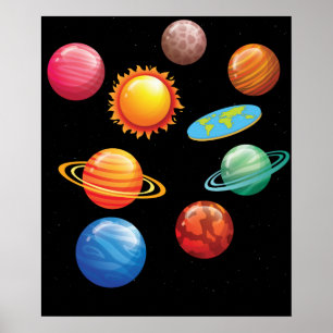 Poster Engraçada Terra Plana Presente Homens Mulheres Te