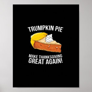 Poster Engraçada Torta De Trumpkin Faz Excelente De Ação 