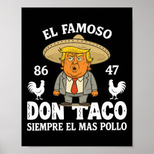 Poster Engraçada Trump Sempre Chica Vamos De Memória Ir T