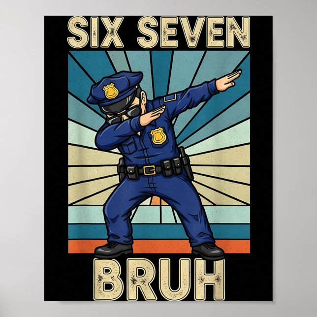 Poster Engraçado 67 Meme 6 7 Seis Sete Liceman Oficial de (Frente)