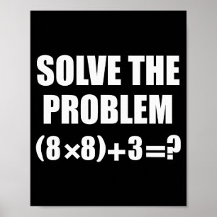 Poster Engraçado 67 Meme Pemdas Professor de Matemática E