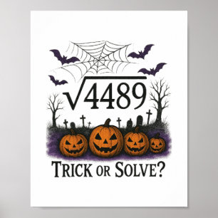 Poster Engraçado 67 Meme Professor de Matemática 6 7 Hall
