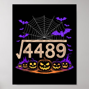 Poster Engraçado 67 Meme Professor de Matemática 6 7 Hall