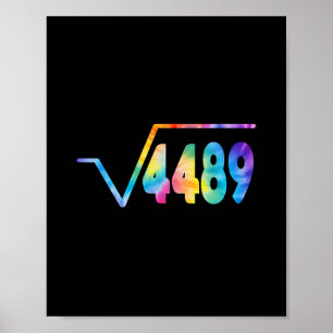 Poster Engraçado 67 Meme Raiz Quadrada 4489 Gíria Profess