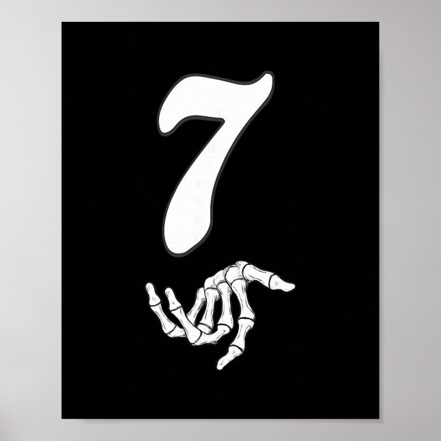 Poster Engraçado 67 Seis Sete Meme Casal Combinando Hallo (Frente)