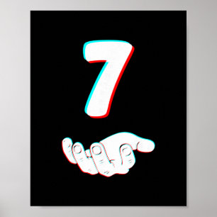 Poster Engraçado 67 Seis Sete Meme Casal Combinando Hallo