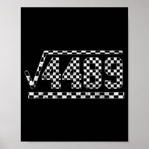 Poster Engraçado 6 7 Raiz Quadrada De 4489 Gíria Professo