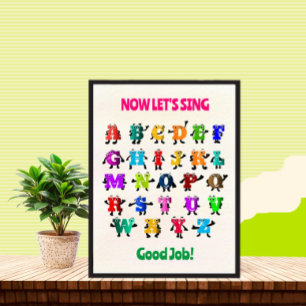 Poster Engraçado ABC