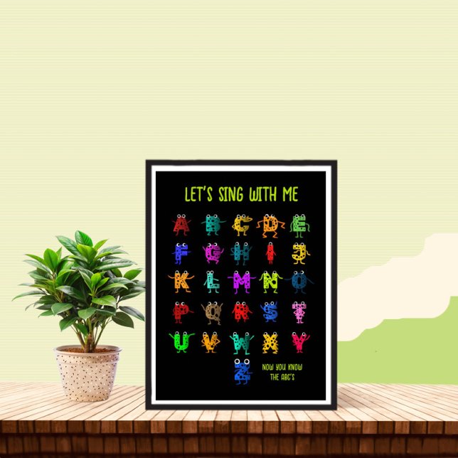 Poster Engraçado ABC (Criador carregado)