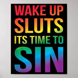 Poster Engraçado Acordar Adulto De Orgulho É Hora De Ping