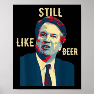 Poster Engraçado Ainda Como O Juiz Da Cerveja Equipe Bret