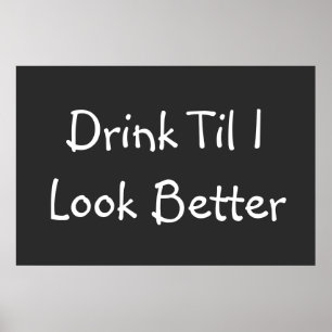 Poster Engraçado Beer Cita Notícias Famosas